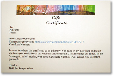 Gift Certificate